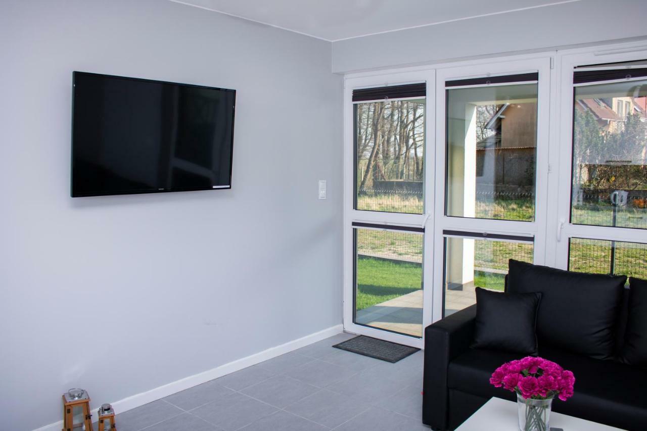 Apartament Z Ogrodkiem Trzęsacz Dış mekan fotoğraf
